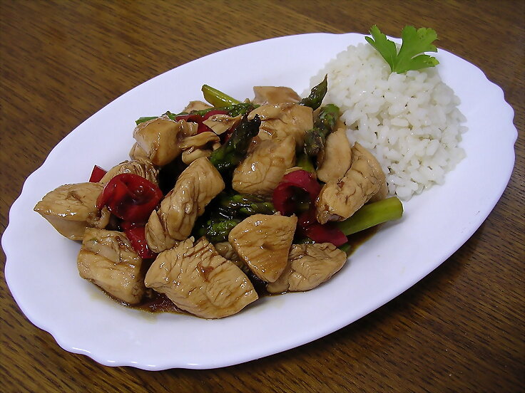 Kai Pad Noh-mai farang