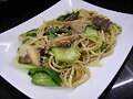 Udon con pak choy