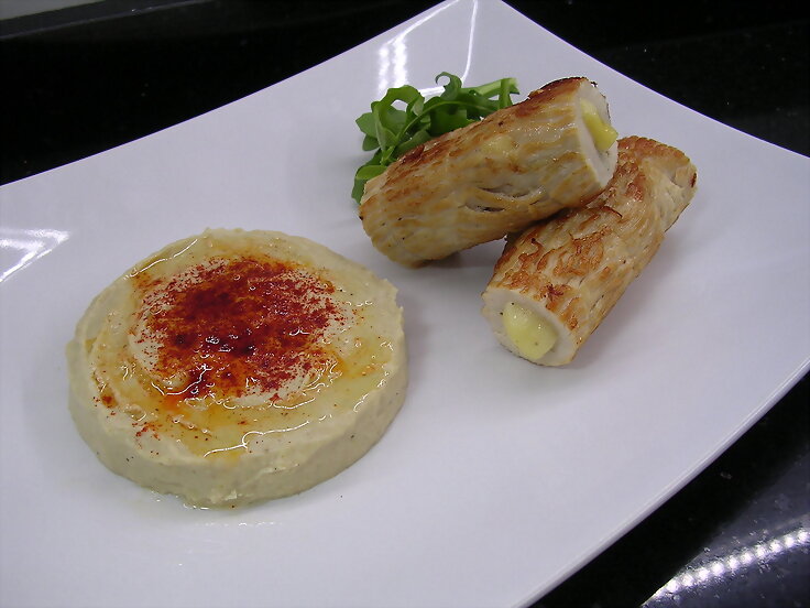 Rollitos de pavo