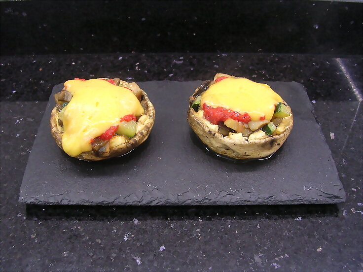 Champiñones rellenos