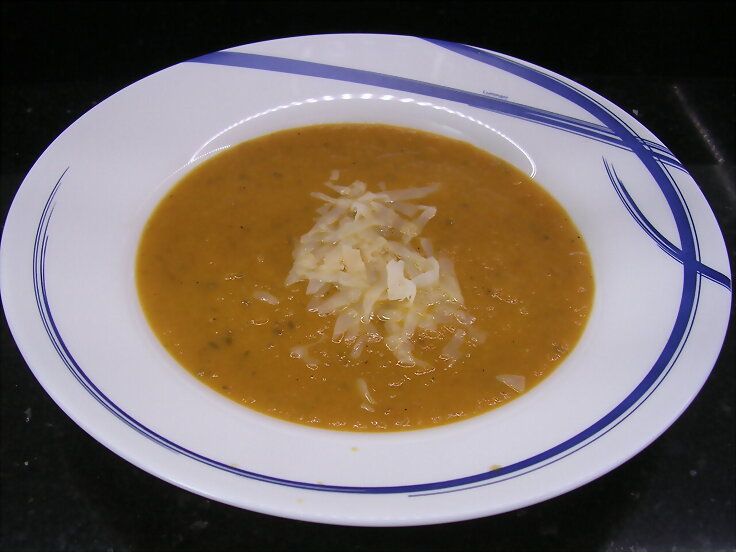 Crema de verduras asadas
