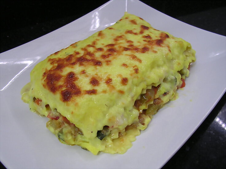 Lasaña de pisto