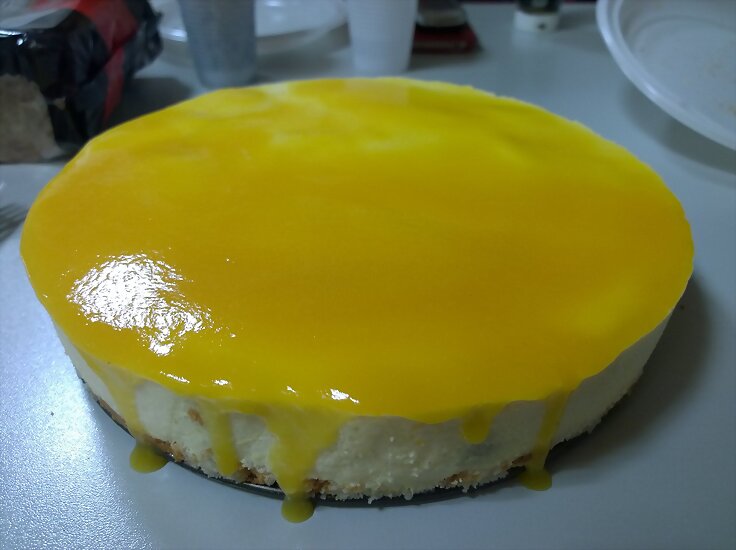 Tarta de melocoton