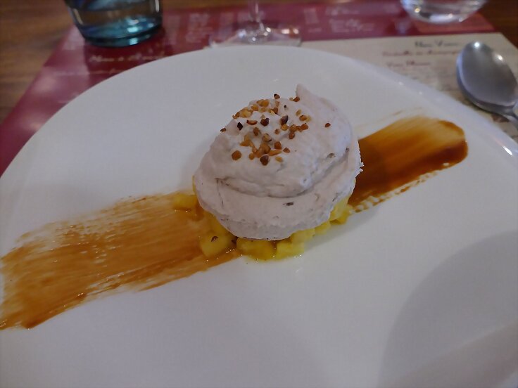 Mousse de avellana
