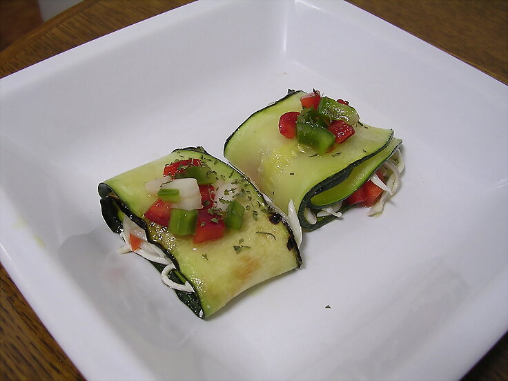 Rollitos de calabacin