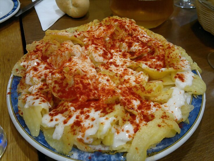 Patatas al remolino